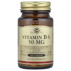 Вітамін В6 Solgar (Vitamin B6) 50 мг 100 таблеток (SOL-03100)