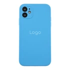 Чохол Silicone Case Square Full Camera для iPhone 11 03.Royal Blue
