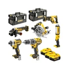 Набор электроинструментов DeWALT 6 од., 3*5Ah, 2 кейси TOUGH SYSTEM (DCK623P3) DeWALT DCK623P3 989558
