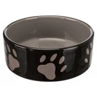 Миска Trixie для котов с лапками коричневая керамическая 12 см 300 мл