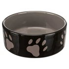 Миска Trixie для котов с лапками коричневая керамическая 20 см 1,4 л