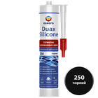 Герметик Duax Silicone №250 (чорний) 300ml