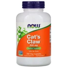 Натуральна добавка Now Foods Cat's Claw 500 мг веганські Капсули