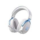 Наушники беспроводные MCHOSE V9 Pro 7.1 с микрофоном Bluetooth/2.4G/USB ультралегкие бело-синие