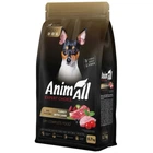 Повнораціонний сухий корм AnimAll для дорослих собак малих порід зі свіжою індичкою та ягням