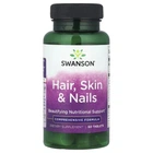 Волосся, Шкіра та Нігті, Hair, Skin & Nails, Swanson, 60 таблеток