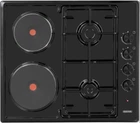 Комбинированная варочная поверхность eleyus duo 60 bl h2 ef