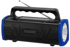 Портативная колонка с фонарем NEWVEW NV-9010 Solar Panel/BT/USB/TF/FM Blue (NWVW-NV-9010-BL)