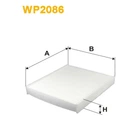 Фільтр салону WIX FILTERS Audi A1, Seat Ibiza V, Toledo IV, Skoda Fabia II, Rapid, Roomster, VW Po (WP2086)