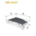 Фільтр салону WIX FILTERS Audi A3 II, Q3, Seat Alhambra II, Altea, Leon II, Toledo III, Skoda Octa (WP9147)