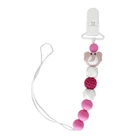 Цепочка Для Пустышки "слон" Mgz-0508(pink) Силиконовая (387364)