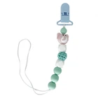 Цепочка Для Пустышки "слон" Mgz-0508(turquoise) Силиконовая (387338)