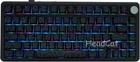 Бездротова ігрова механічна клавітура Attack shark x85 Black contour 75%, Hot-Swap, RGB, 2.4GHz/Bluetooth/USB