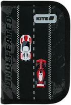 Пенал школьный Kite Race&Win 1 отделение 20.5x14x4 см Черный (K26-621-4)