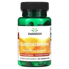 Бенфотіамін максимальної ефективності Swanson (Benfotiamine) 300 мг 60 капсул SWV02977