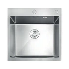 Мийка з нержавіючої сталі MIXXUS MH5050 DECOR SS COLOR (MH5050 DECOR NANO-SILVER)(3.0/0.8) колір нер (00149317)