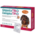 Simparica Trio протипаразитарна жувальна таблетка від бліх, гельмінтів та кліщів для собак 5-10 кг, 1 таблетка
