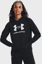 Худі жіноче Under Armour Ua Rival Fleece Big Logo Hdy 1379501-001 XS Чорне