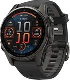 Смарт-годинник Garmin Fenix8 43mm AMOLED Sapphire CarbonGray DLC Tit.w.Чорний/Pebble Сірий S.Band 010-02903-21