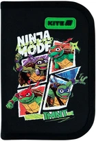 Пенал школьный Kite TMNT Tales of the TMNT (2024 Series) 1 отделение 20.5x14x4 см Черный (NT26-622)
