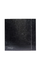 Вытяжной вентилятор для ванной с таймером Soler&Palau SILENT-100 CRZ MARBLE BLACK DESIGN-4C черный мрамор