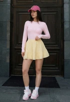 Женская Юбка Стаф Светло-желтая Классический Стиль Staff Wo Light Yellow M (387453)