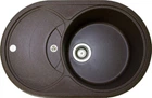 Кухонная мойка Adamant SHELL коричневая 770x495x200 мм, с крылом 77 см