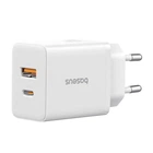 Мережевий зарядний пристрій Baseus Cube Fast Charger C+U 30W EU Cluster White