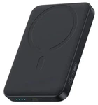 Павербанк з бездротовою зарядкою Qi 15W Baseus 10000mAh 22.5W EnerFill FM11 Ultra-Mini Magnetic 2в1 QC3.0+PD3.0 (P1008210E123-00) Black