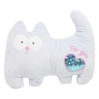 Мягкая игрушка "Котик Лапочка", голубой (TS01091996191596)