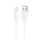 Кабель HOCO Lightning Gratified charging data cable (packaged) X88 |1m, 2.4A| white