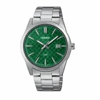 Чоловічий годинник Casio MTP-VD03D-3A1 з зеленим циферблатом