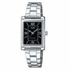 Жіночий годинник Casio LTP-1234DD-1A з чорним циферблатом