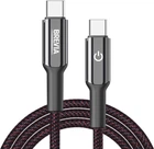 Кабель Brevia Type-C to Type-C 60W 1.2 м Black box (54120BCCC1)