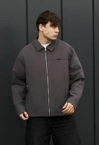 Мужская Куртка Стаф Темно-серая Спортивная Staff Fr Dark Gray M (387563)