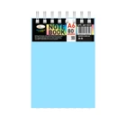 Блокнот А6 В-БП6-80(Light-Blue) 80 аркушів, пружина зверху