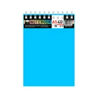 Блокнот А5 Апельсин В-БП5-40(Light-Blue) 40 листов, пружина сверху