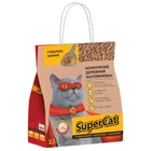 Наполнитель для кошачьего туалета SuperCat® Комкующийся Древесный 2,1 кг (3555)