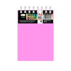 Блокнот А6 В-БП6-80(Pink) 80 аркушів, пружина зверху