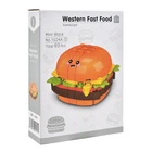 Конструктор детский "Western fast food: Hamburger" 1024A-1 пластик 93 детали