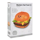 Конструктор детский "Western fast food: Hamburger" Bambi 1024A-1, пластик, 93 детали