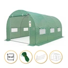 Усиленная садовая теплица парник LEOBRO Garden 10м2 Green (LB-10M25)