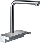 Змішувач для кухні із висувною лійкою HANSGROHE Aquno Select M81 хром латунь 73836000