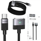 Кабель Type-C до MagSafe 3 1,8м 140Вт чорний Hoco U141 для заряджання та передачі даних