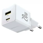 Сетевое зарядное устройство Baseus Palm 20W USB Type-C USB Type-A белый
