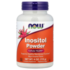 Інозитол NOW Foods "Inositol Powder" підтримка здоров'я на клітинному рівні, чистий порошок (113 г)