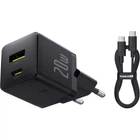 Зарядное устройство Baseus 1xUSB-C PD20W + 1xUSB + cable USB-C to USB-C white (P10111608113-01)