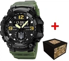 Наручные часы Awarder 003 Трезубец серебро Army Green-Black