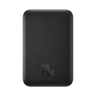 Зовнішній акумулятор Baseus Magnetic Mini Air Wireless Fast Charge Power Bank 6000mAh 20W Cluster Black（With Simple Series Charging Cable Type-C to