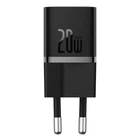 Мережевий зарядний пристрій Baseus GaN5 Fast Charger(mini) 1C 20W EU Black